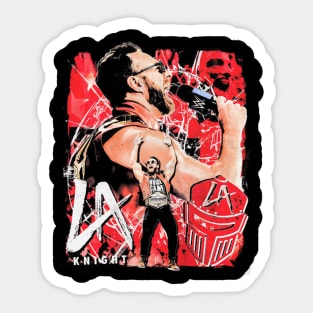 LA Knight WWE Sticker